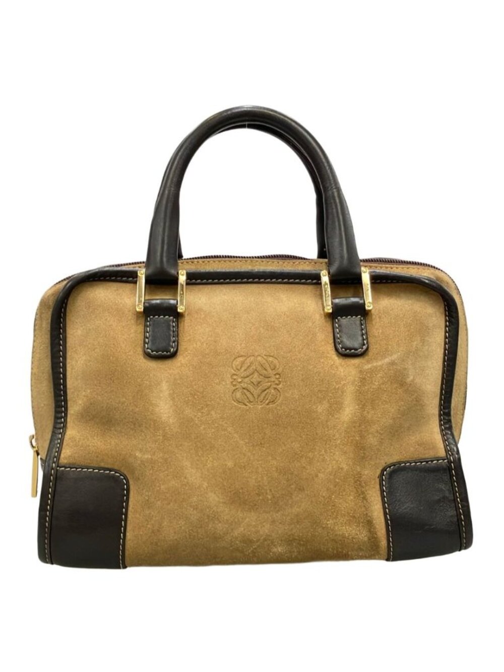 Loewe Handbag Suede Amazona 28